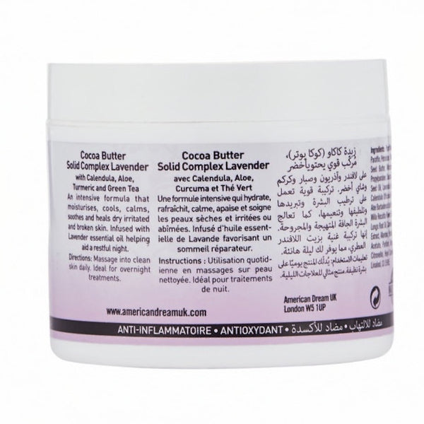 American Dream Cocoa Butter Lavender Solid Complex Face and Body Cream