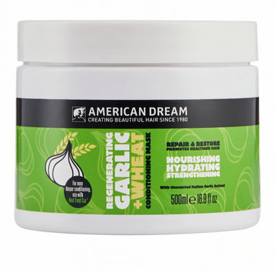 American Dream Regenerating Garlic + Wheat Conditionning Mask 500ml